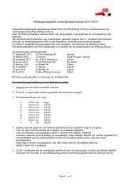 Reglement competitie afdeling Limburg - Algemene Nederlandse ...