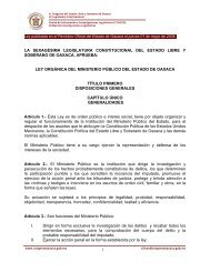 Ley OrgÃ¡nica del Ministerio PÃºblico del Estado de Oaxaca