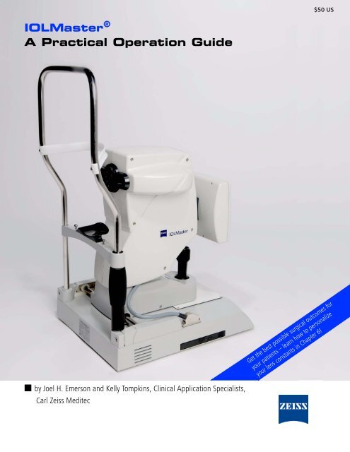 IOLMaster - A Practical Operation Guide - Carl Zeiss