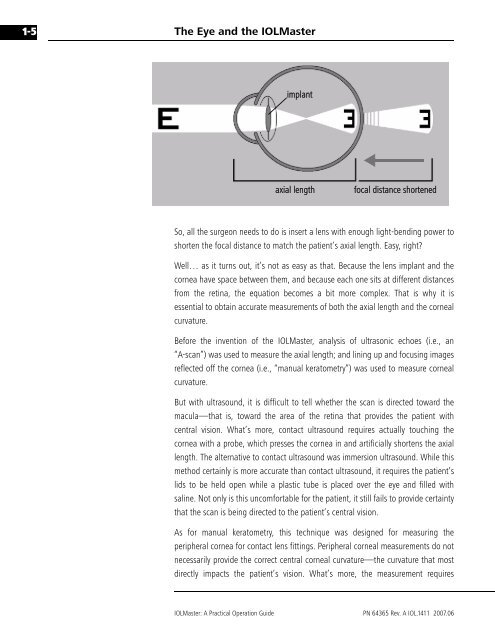 IOLMaster - A Practical Operation Guide - Carl Zeiss