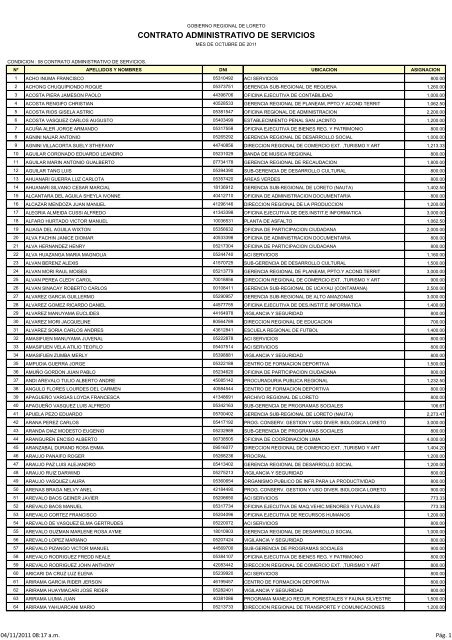 CONTRATO ADMINISTRATIVO DE SERVICIOS - Gobierno ...