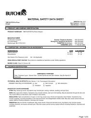 material safety data sheet