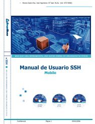 Manual de Usuario SSH mobile - Grupo Hasar