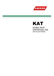 DOUBLE INLET CENTRIFUGAL FAN - Kruger Ventilation