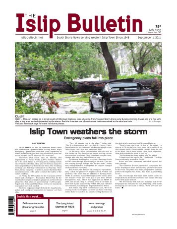 Islip Town weathers the storm - Islip Bulletin