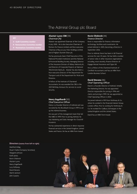 annual report 2007 - the Admiral Group plc