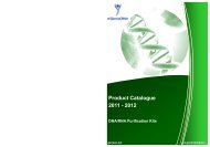DNA/RNA Extraktion: Produkt-flyer - GeneON