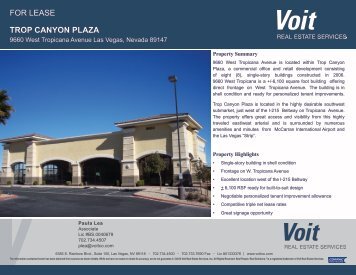 Trop Plaza Brochure.pdf - Voit Real Estate Services