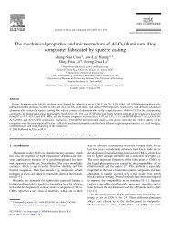 The mechanical properties and microstructure of Al2O3/aluminum ...