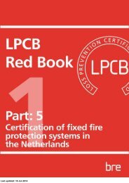 Certification of fixed fire protection systems in the ... - RedBookLive