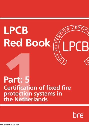Certification of fixed fire protection systems in the ... - RedBookLive