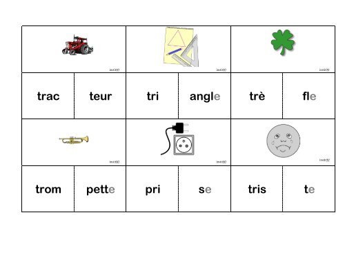 Quel mÃ©lange des Â« pl, pr, tr, cl, cr, br, â¦ Â» - Instit90