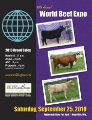 4 pm - the World Beef Expo