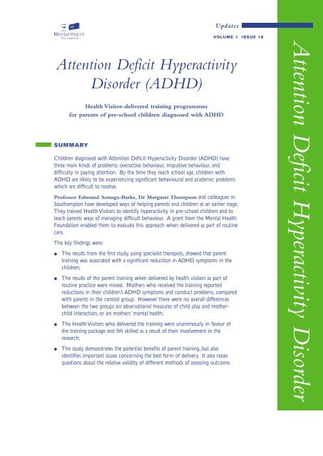 Attention Deficit Hyperactivity Disorder - ADDers.org