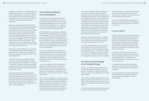 Croix-Rouge/Croissant-Rouge Guide climatique - Climate Centre