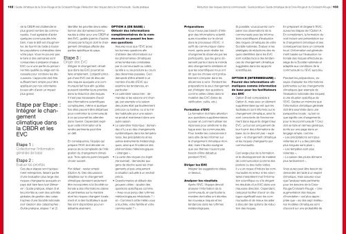 Croix-Rouge/Croissant-Rouge Guide climatique - Climate Centre