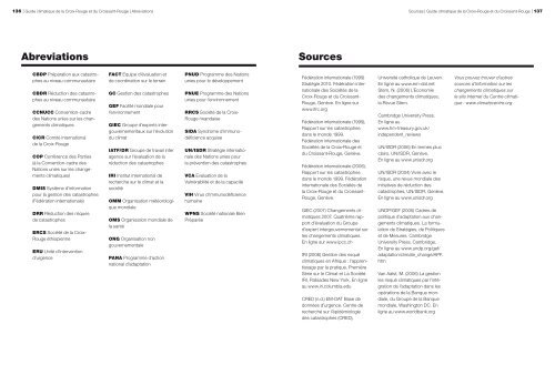 Croix-Rouge/Croissant-Rouge Guide climatique - Climate Centre