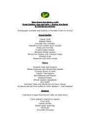 New Years Eve Menu â LBT Great Gatsby, ties and ... - Orient-Express