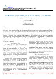 Integration of 2 D Secure Barcode in Identity Cards:A New ... - Ijecs