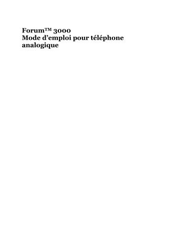 tÃƒÂ©lÃƒÂ©phone analogique - Belgacom