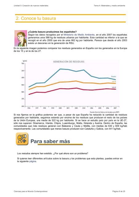 Tema 4. Materiales y medio ambiente - aulAragon