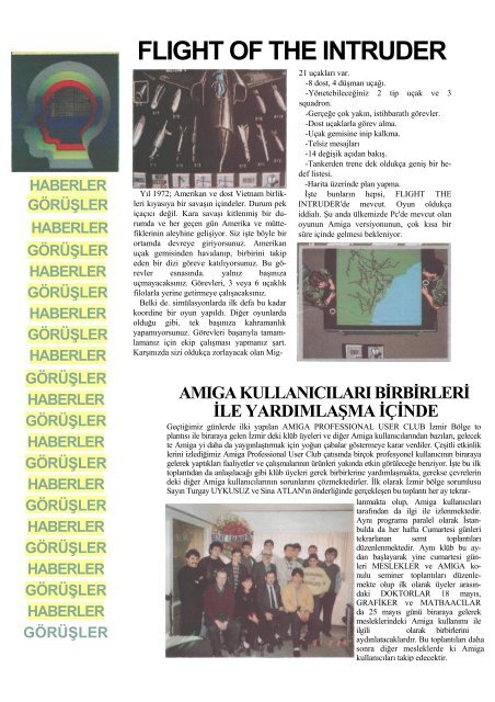 Amiga Dunyasi - Sayi 12 (Mayis 1991).pdf - Retro Dergi