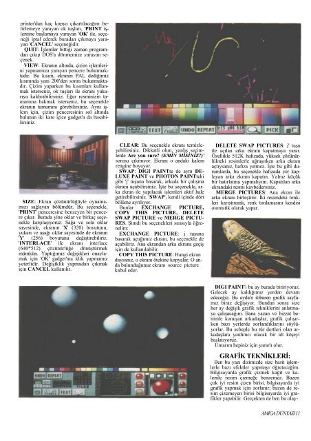 Amiga Dunyasi - Sayi 12 (Mayis 1991).pdf - Retro Dergi