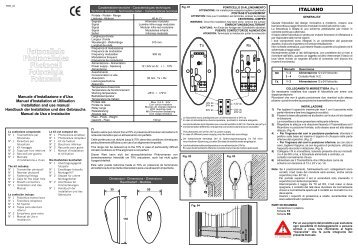 Fotocellule Photocellules Photocell Fotocelula ... - Gate Motors