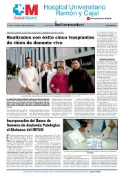 Hospital Universitario RamÃ³n y Cajal - Comunidad de Madrid