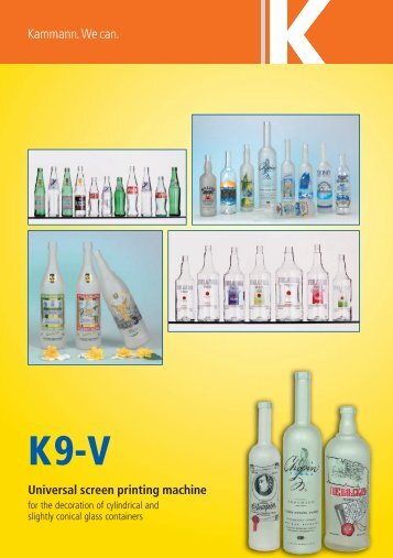 K09V Glas Englisch - Kammann Machines Inc.