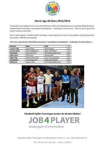 Herre Liga All Stars 2012/2013 - HÃ¥ndbold Spiller Foreningen