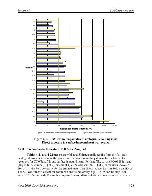 Human and Ecological Risk Assessment - Earthjustice