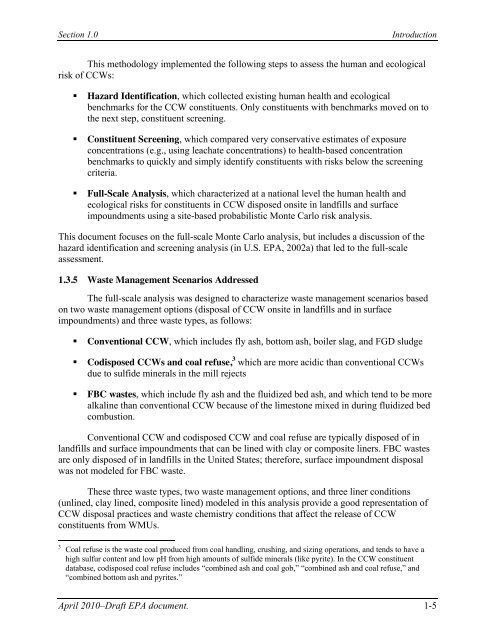 Human and Ecological Risk Assessment - Earthjustice