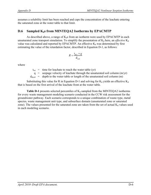 Human and Ecological Risk Assessment - Earthjustice