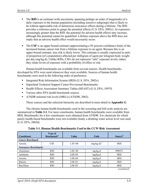 Human and Ecological Risk Assessment - Earthjustice