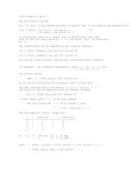 18.03 Class 21, April 3 Fun with Fourier series [1] If f(t) is any decent ...
