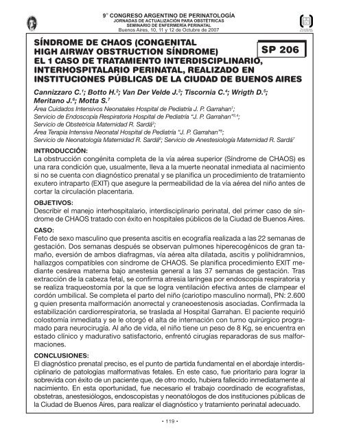 Perinato.T libres - Sociedad Argentina de PediatrÃ­a