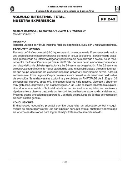 Perinato.T libres - Sociedad Argentina de PediatrÃ­a