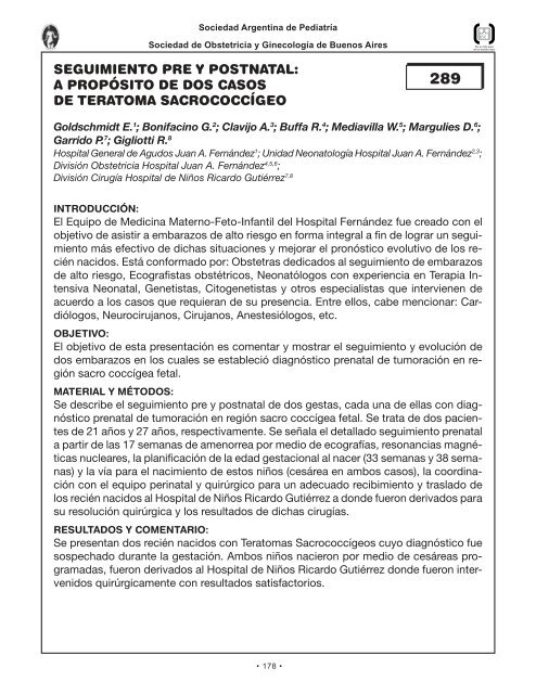 Perinato.T libres - Sociedad Argentina de PediatrÃ­a