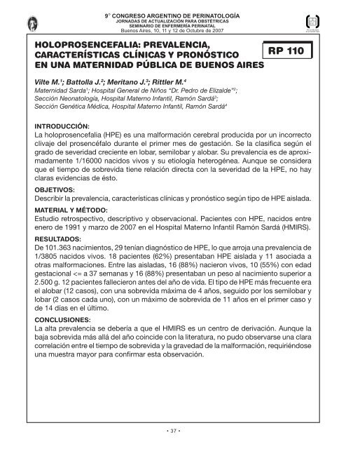 Perinato.T libres - Sociedad Argentina de PediatrÃ­a