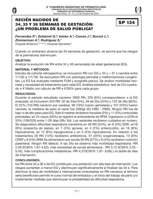 Perinato.T libres - Sociedad Argentina de PediatrÃ­a