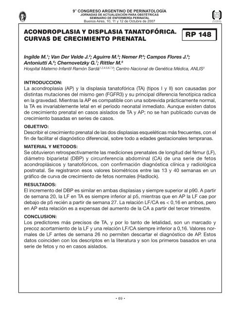 Perinato.T libres - Sociedad Argentina de PediatrÃ­a