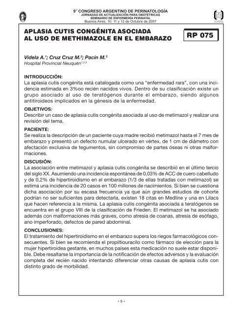 Perinato.T libres - Sociedad Argentina de PediatrÃ­a