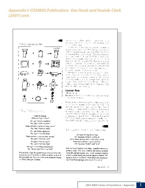 2007 ANNUAL REPORT - cosmos - Bowling Green State University