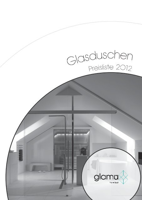 Glamü Glasduschen Preisliste 2012