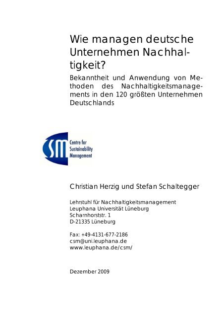 Download - Leuphana UniversitÃ¤t LÃ¼neburg