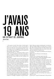 UN ExTRAIT DE JOURNAL - les laboratoires d'Aubervilliers