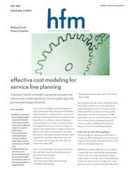 effective cost modeling for service line planning - Wipfli