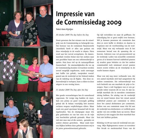 Commissiedag 2009 - Westfriese Golfclub