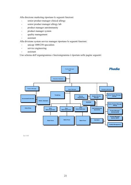 Phadia S.r.l. Modello di organizzazione, gestione e controllo per la ...